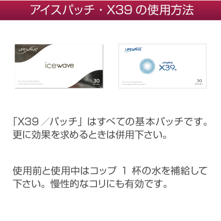 アイスウェーブパッチ／ご注文ページ｜健康エリートハウス（LifeWave 